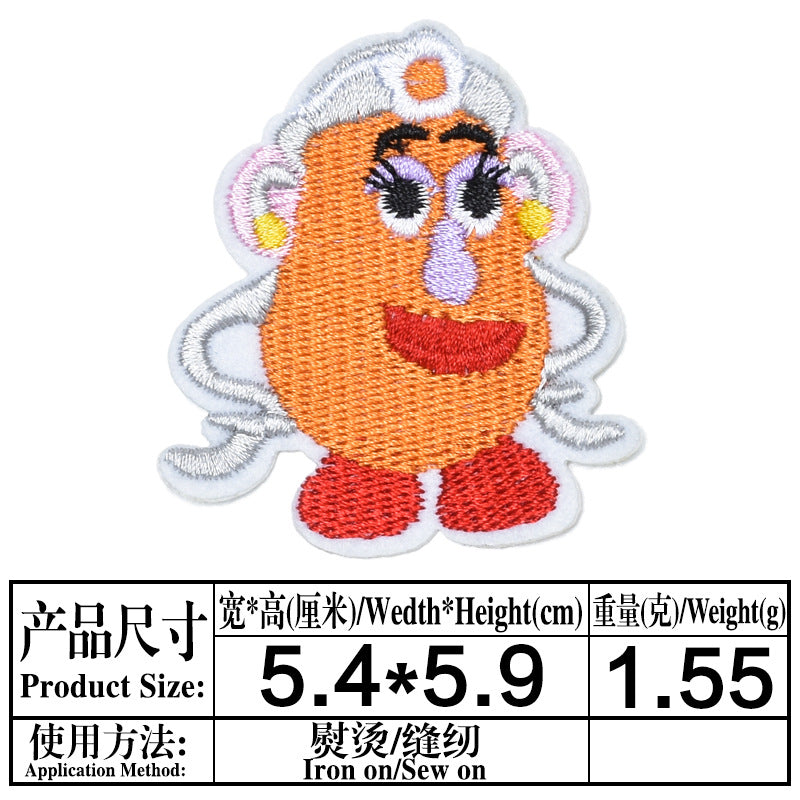 Wholesale DIY  Patch Cartoon Character Turtle Hat Clothes Decoration